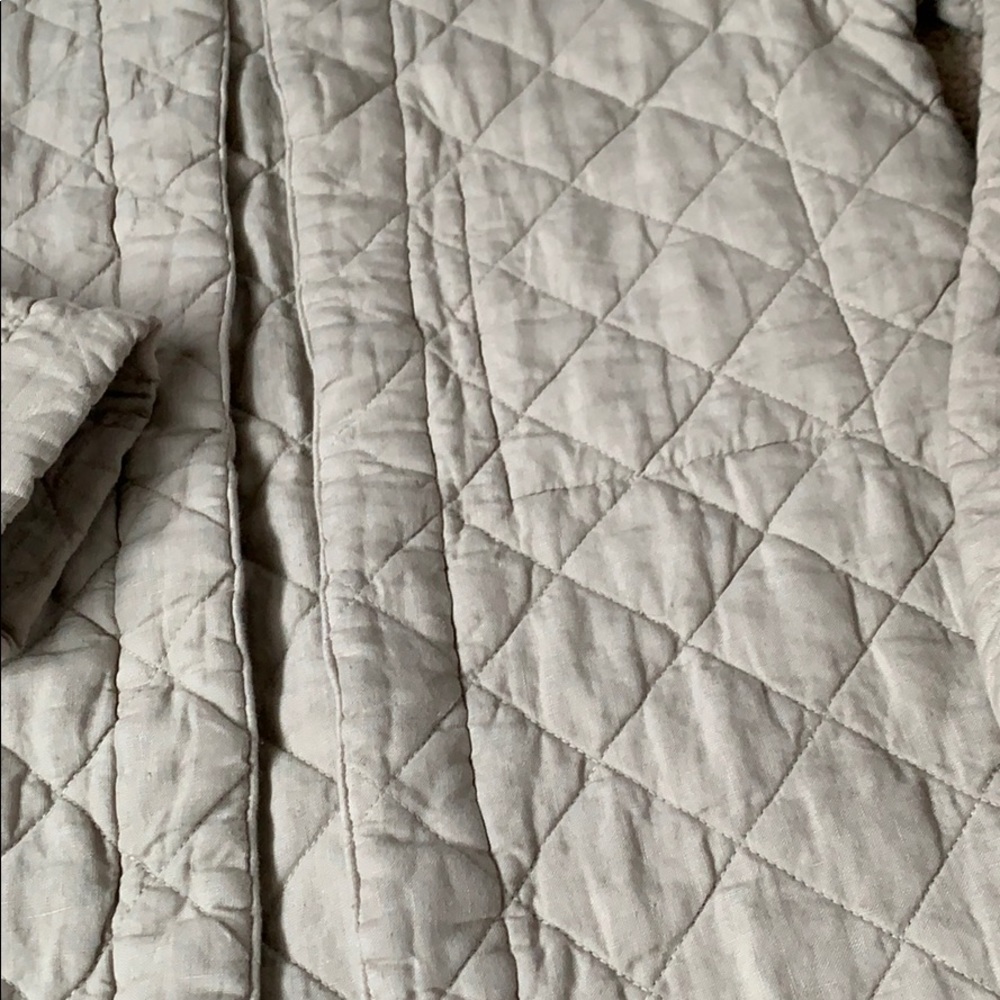 Matteo Los Angeles Condor Ida Quilted Linen Jacket XS Oat - Picture 3 of 6